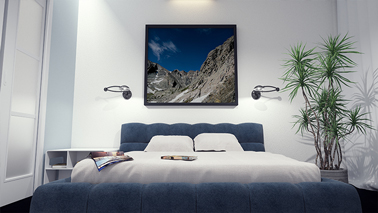 Bedroom Design in Blue Tones