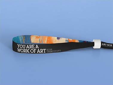 Fabric Wristband Half View
