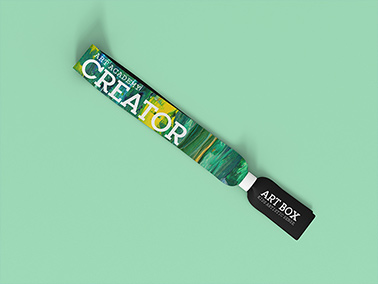 Fabric Wristband High Angle View