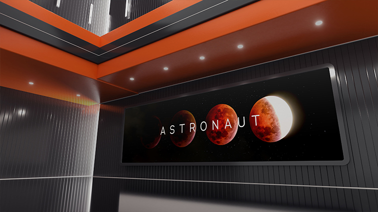 Billboard on a Black Wall