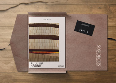 Business Card and a Piece of Paper in a Folder