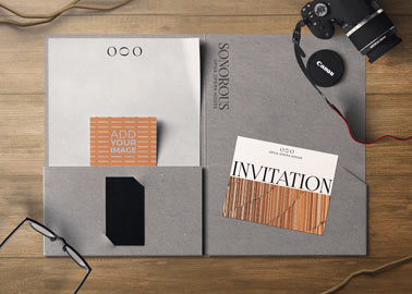 Open Folder With Stationery