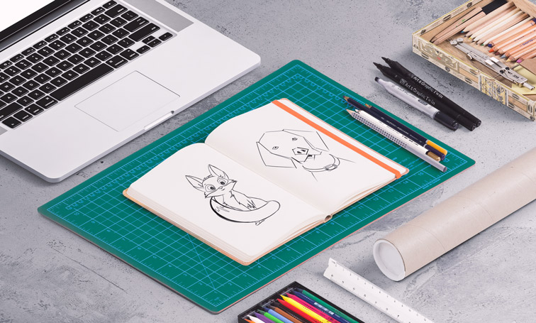 Art Designer Workspace