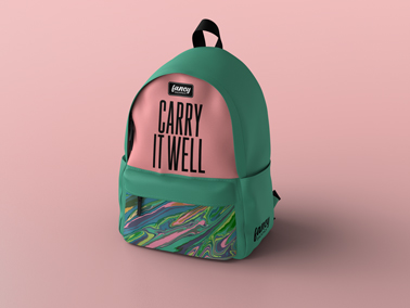 Trendy Backpack Right Angle View