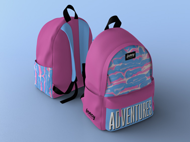 Two Backpacks Left Angle View