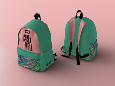 Two Backpacks High Angle View