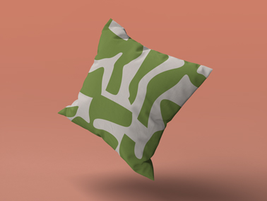 Couch Pillow in the Air