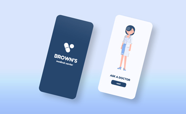 Two Phone Screens Left Angle View