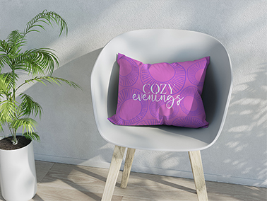 Soft Pillow on a Chair