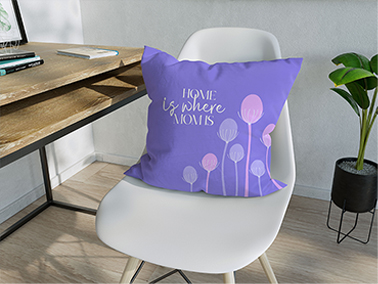 Pillow on a White Chair