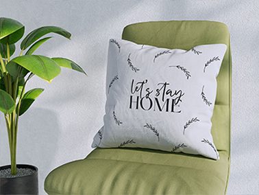 Decorative Pillow on  Chair