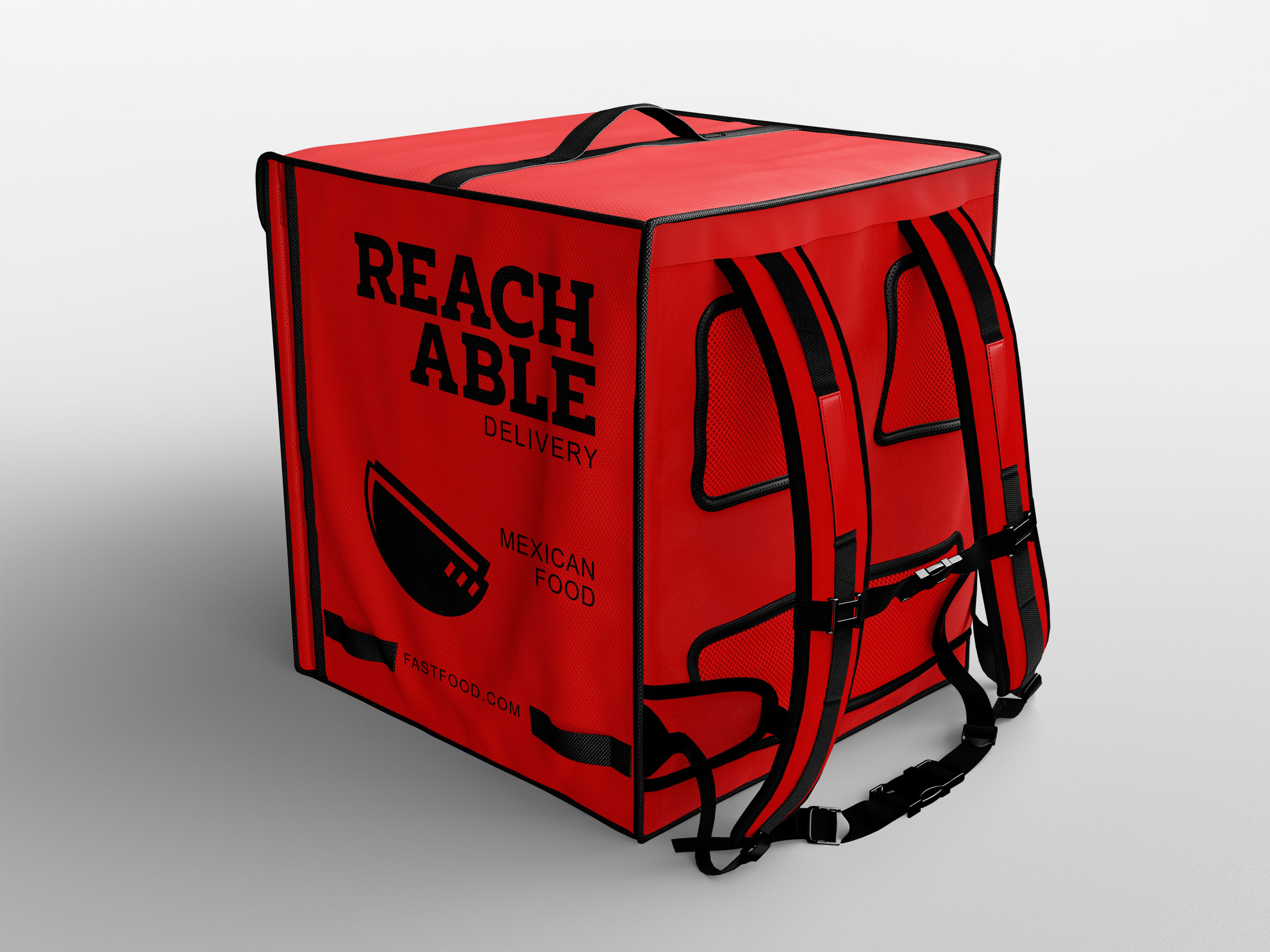 Liefertasche Rückansicht