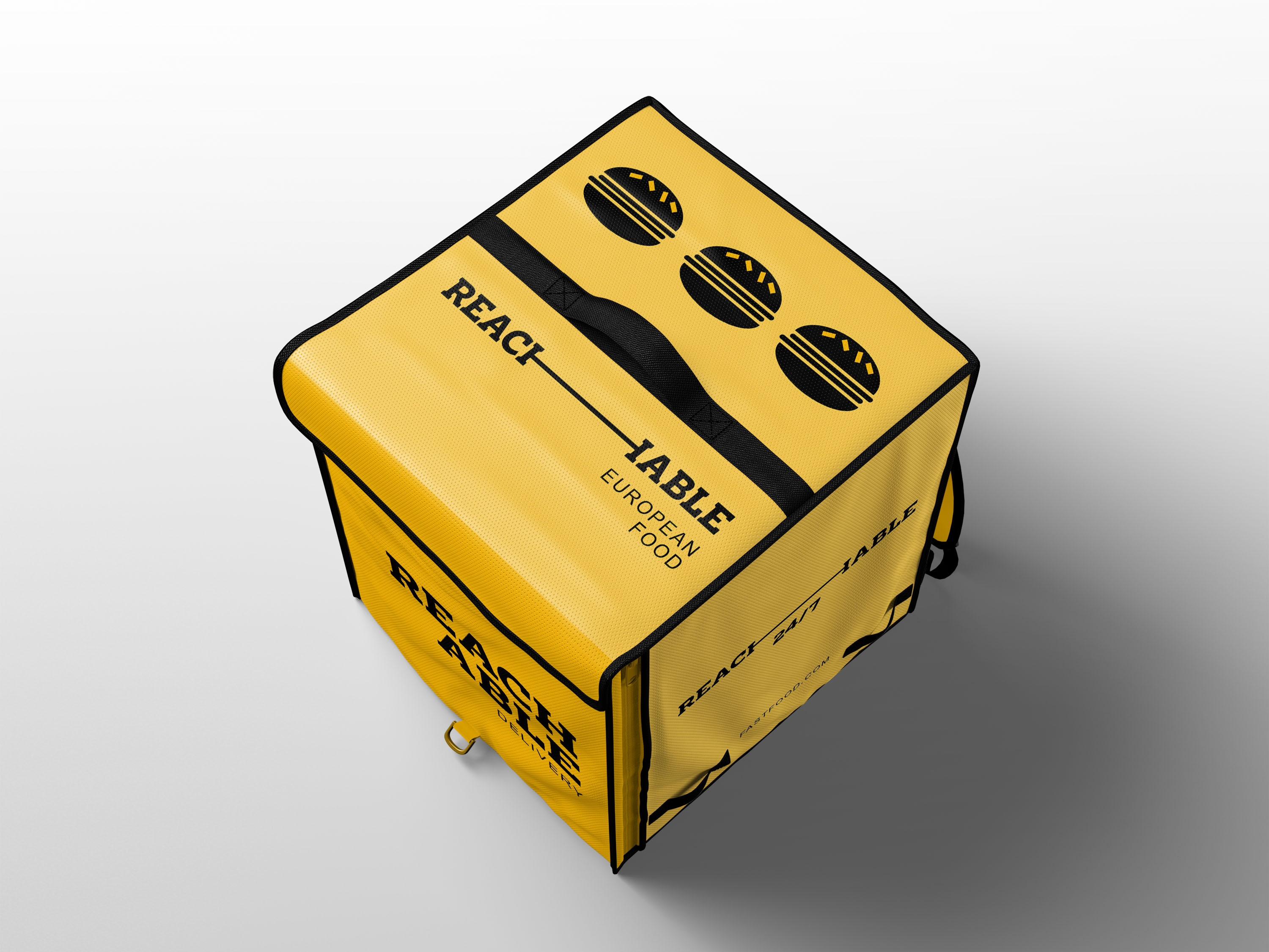 Liefersack Hochwinkelansicht