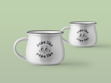 Two Mugs, One in the Front