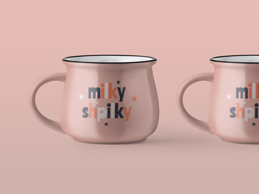 Two Mugs, One Half View