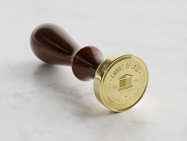 Печать для конверта, крупный план