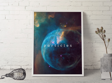 Постер в квартире-студии