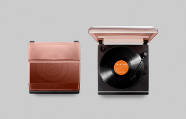 Two Record Players, One is Open