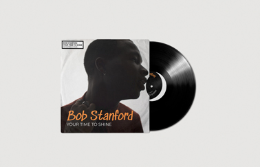 Vinyl Record High Angle View