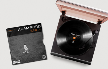 Record Player High Angle View