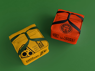 Delivery Bags High Angle View