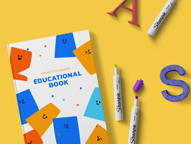 Textbook and Stationery High Angle View