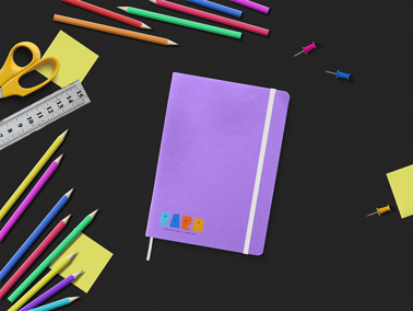 Textbook With School Stationery