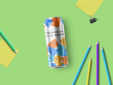 Drink Can High Angle View