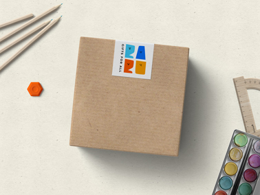 Delivery Box With Stationery