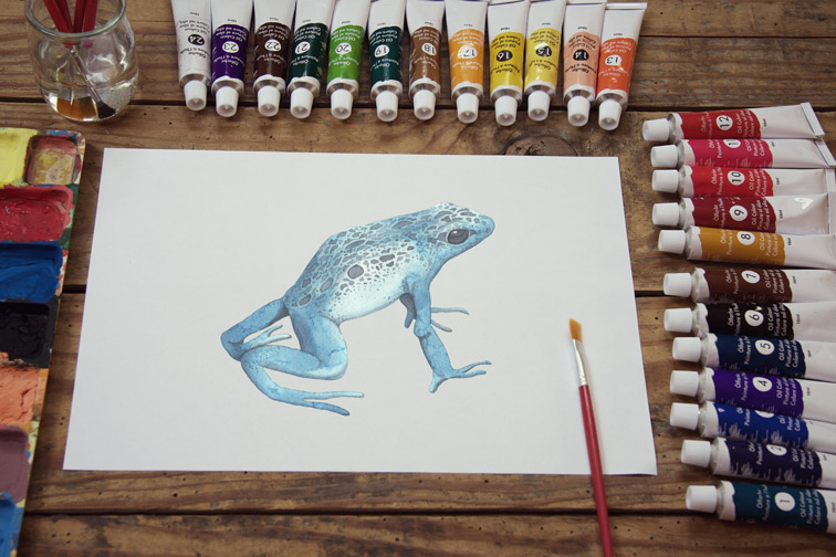 図面用紙と画材