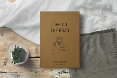 Vintage Book High Angle View