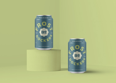 Soda Cans, One on a Stand