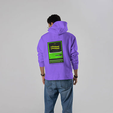 Male Standing With His Back to the Camera