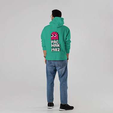 Male Looking to the Side Back View