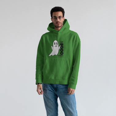 Male Wearing a Hoodie Front View  