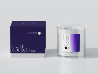 箱入りキャンドル、正面