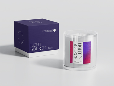 キャンドル箱、角度面図