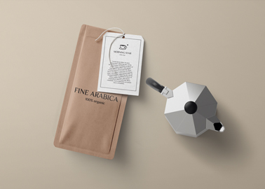 Coffee Pot With a Paper Pack