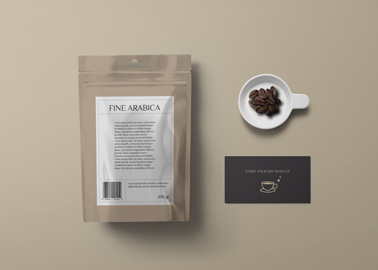 Coffee Pack With a Portion of Beans