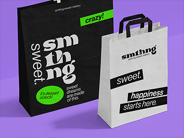 Paper Bags High Angle View