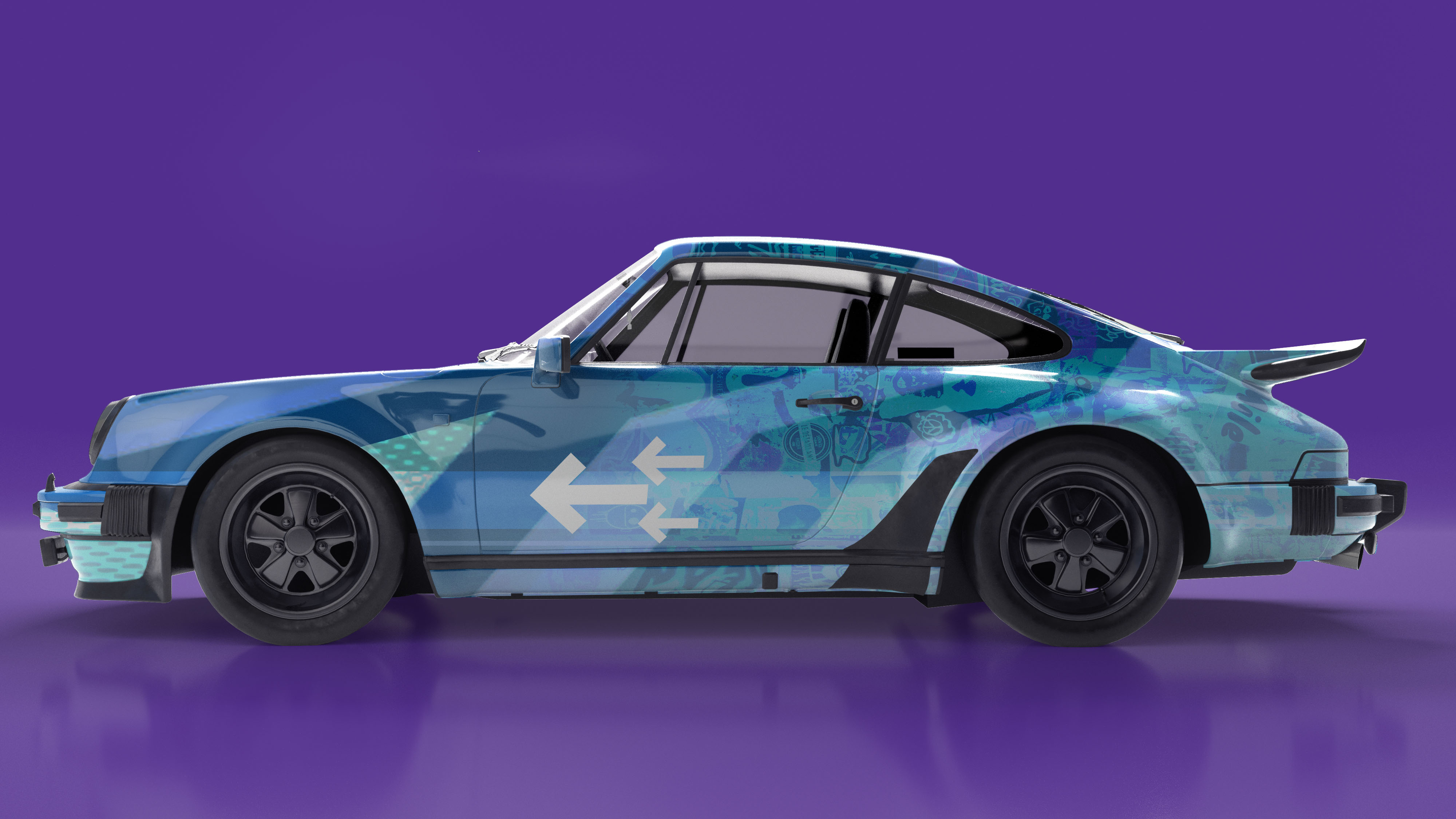 Sports Car Side View