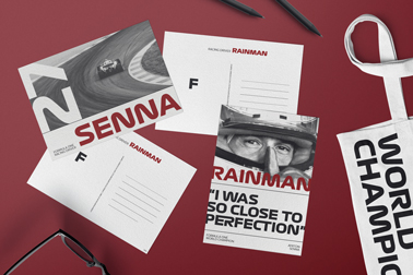 Postcards on a Red Surface