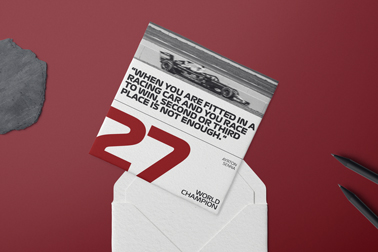 Postcard and an Envelope Top View