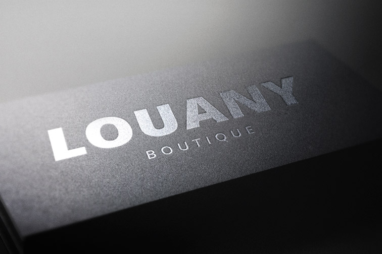 Logo on a Business Card