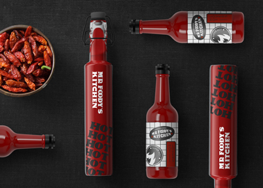 Glass Bottle Packaging Top View