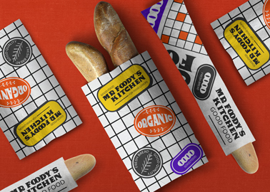 Bread Packaging Top View