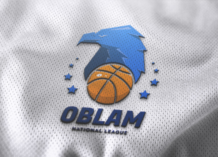 Logo on a Basketball Jersey