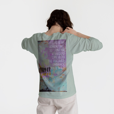 Woman Posing Back View