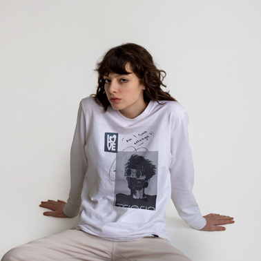 Woman Sitting on the Floor