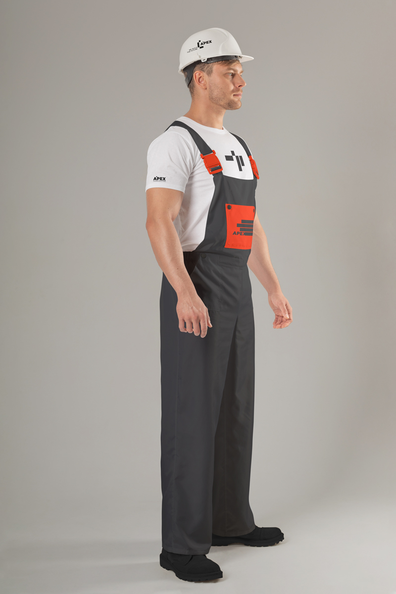 Man in Uniform Side View